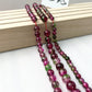 ------#B1-#B48 normal dark pink color  loose beads