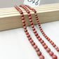 ------#B1-#B48 normal dark pink color  loose beads