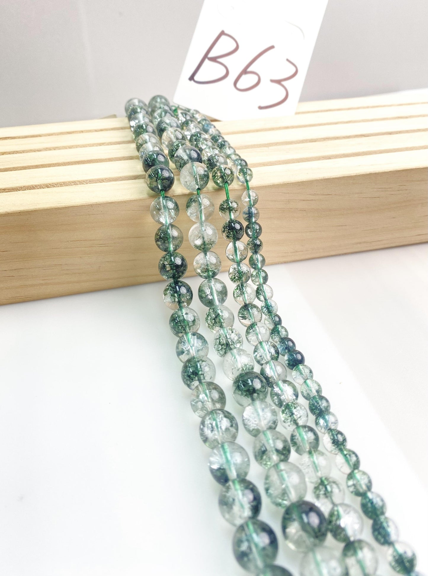 ------#B55-#B94 normal green color  loose beads