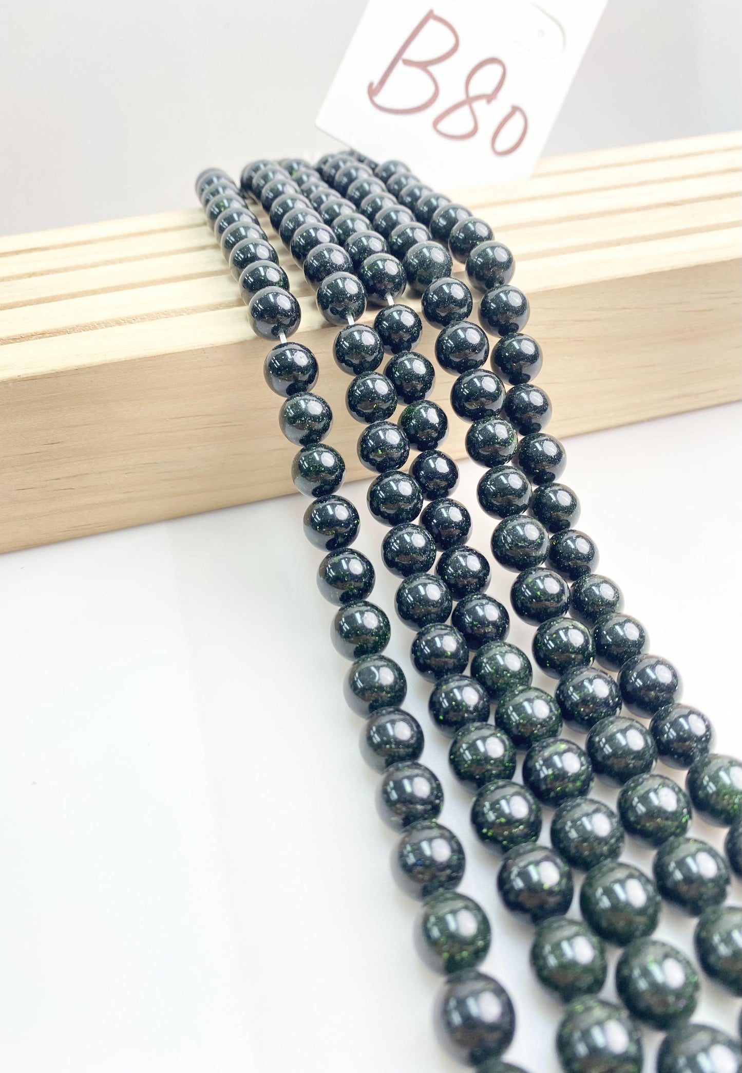 ------#B55-#B94 normal green color  loose beads