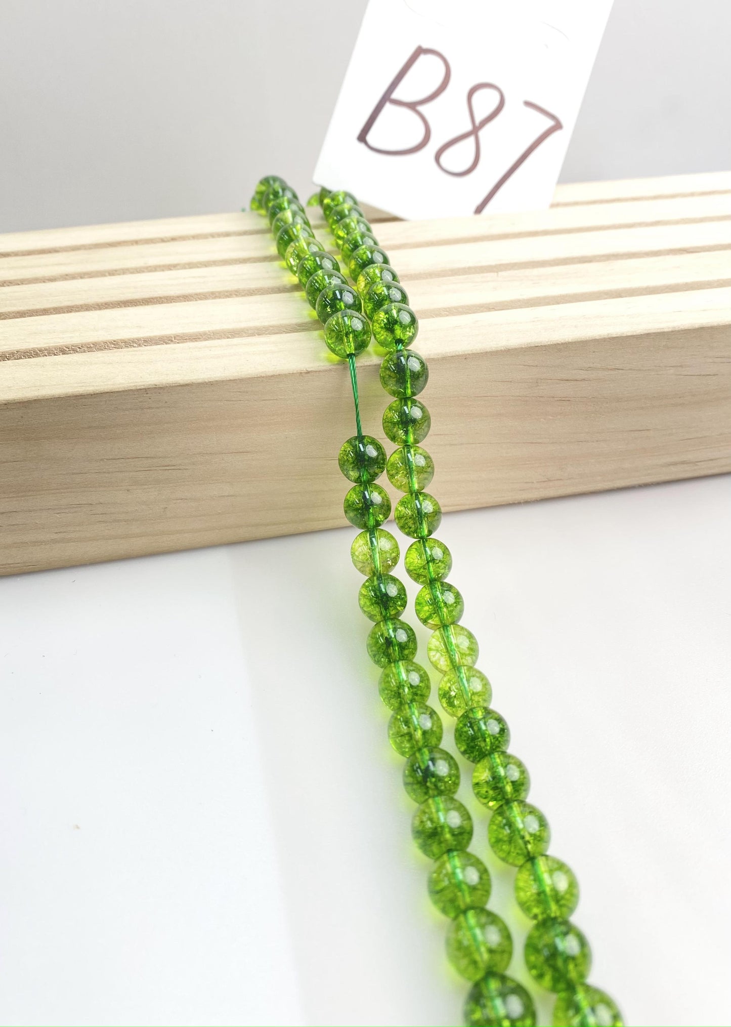 ------#B55-#B94 normal green color  loose beads
