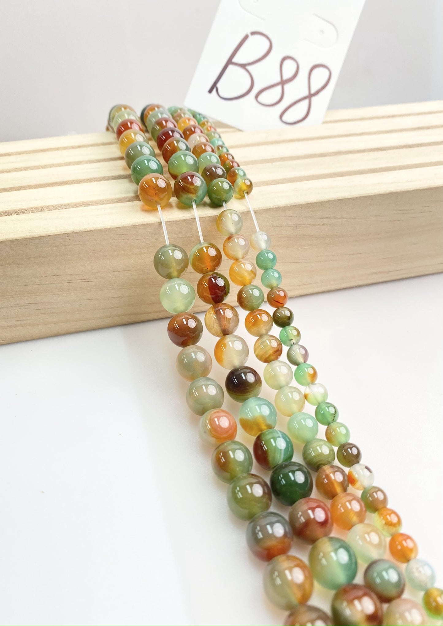 ------#B55-#B94 normal green color  loose beads