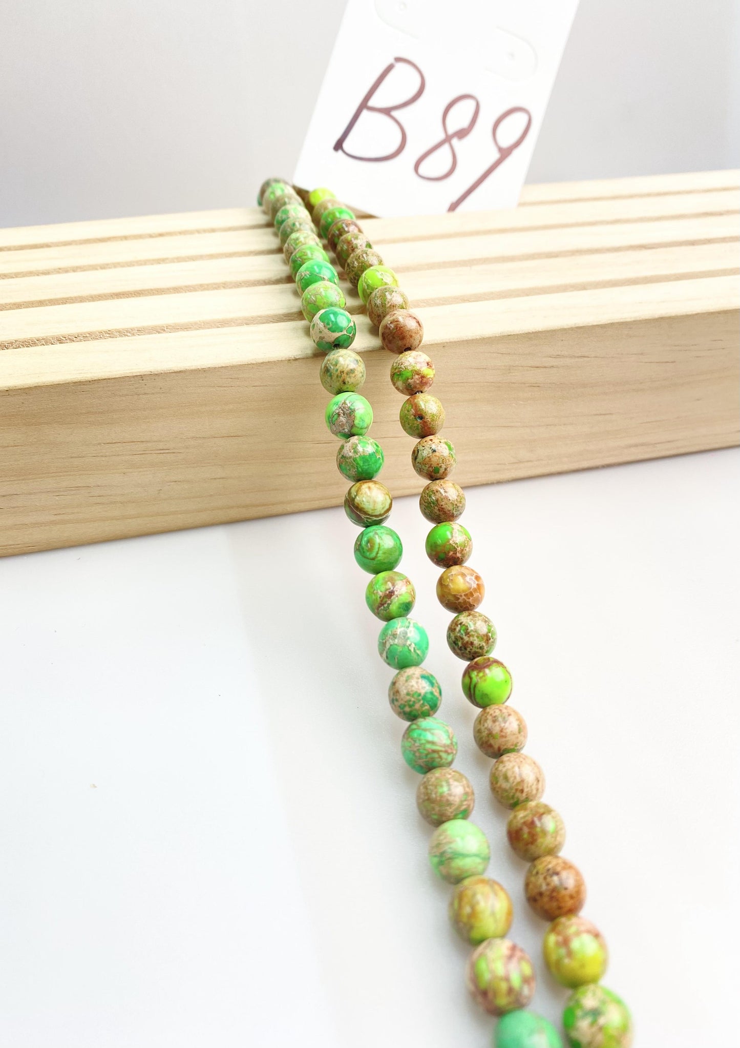 ------#B55-#B94 normal green color  loose beads