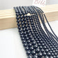 ------#B162-#B201 normal black and grey color  loose beads
