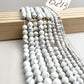 ------#B202-#B224 normal white color  loose beads