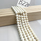 ------#B202-#B224 normal white color  loose beads