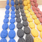 -------DIY different shape of lava beads style1-style5