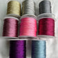 ---DIY gold silver Polyester thread