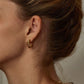 STAINLESS STEEL EARRINGS GOLD PLATING