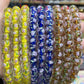 10mm Ｍurano rose flower loose beads
