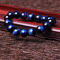 Blue Tigers Eye Bracelet for Stress Relief & Wealth Attraction