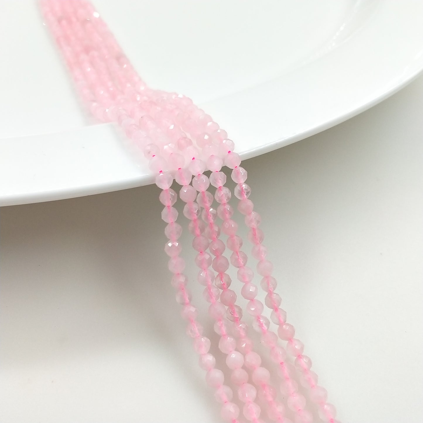 -----4mm faceted natural beads