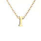 minimalist letter necklace