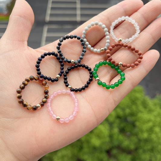 1pcs stone rings