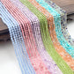 ----3mm faceted gemstone beads-tt