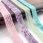 ----3mm faceted gemstone beads-tt