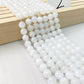 ------#1-#10white color natural gemstone loose beads