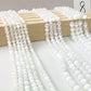 ------#1-#10white color natural gemstone loose beads