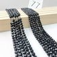 ------#65-#82 black color natural gemstone loose beads