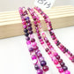 ------#B1-#B48 normal dark pink color  loose beads