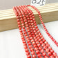 ------#B1-#B48 normal dark pink color  loose beads