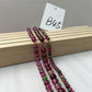 ------#B1-#B48 normal dark pink color  loose beads