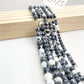 ------#B162-#B201 normal black and grey color  loose beads