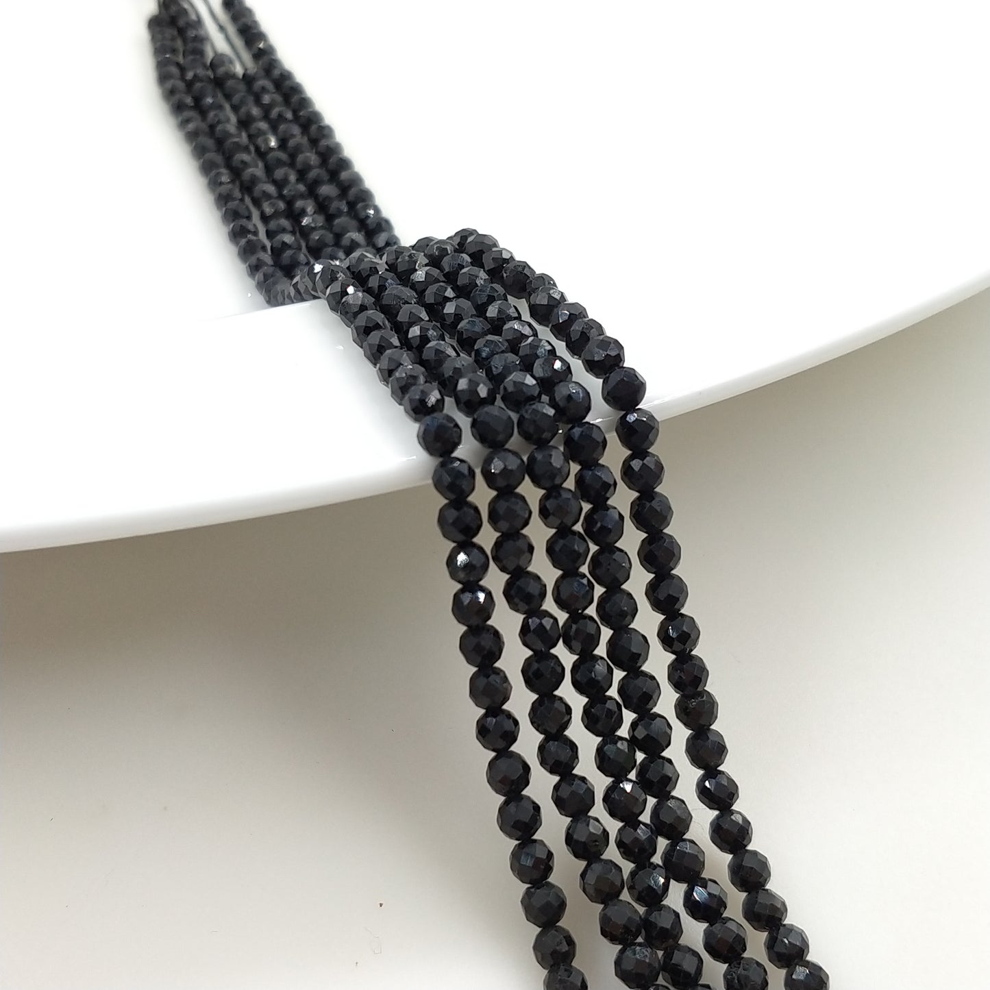 -----4mm faceted natural beads