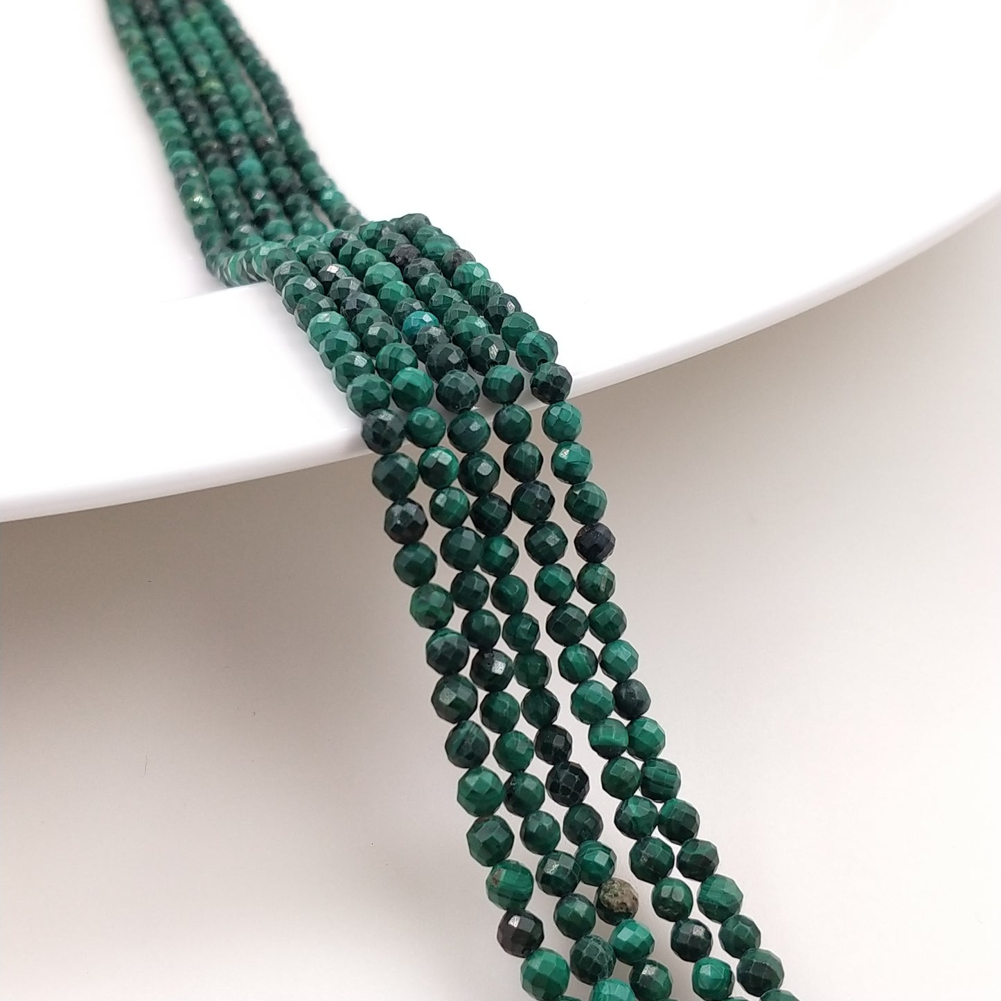 -----4mm faceted natural beads