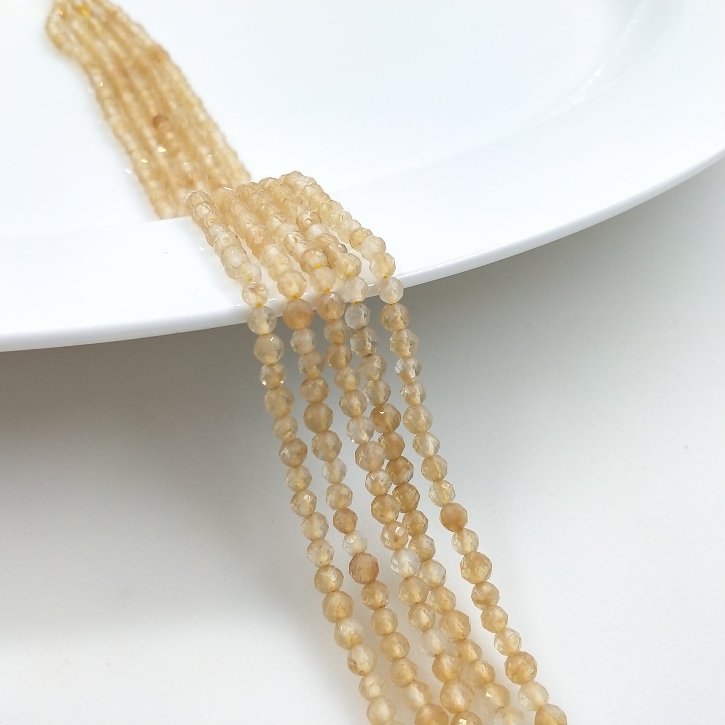 -----4mm faceted natural beads