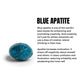 1pcs enhancing and promoting creativity blue apatite bracelet
