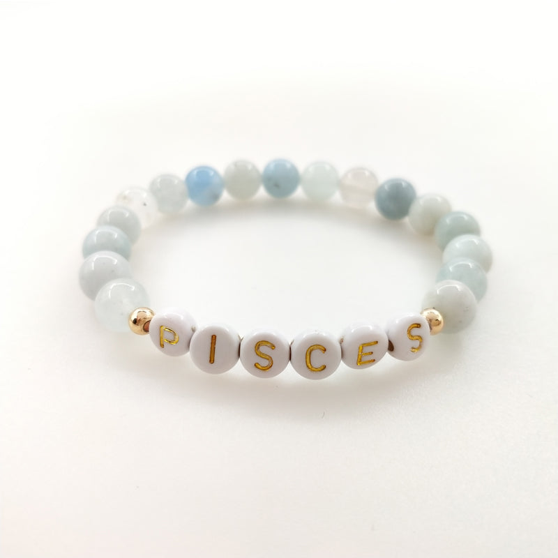 zodiac gemstone bracelet
