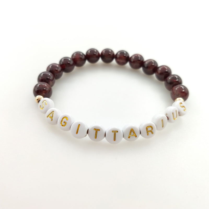 zodiac gemstone bracelet