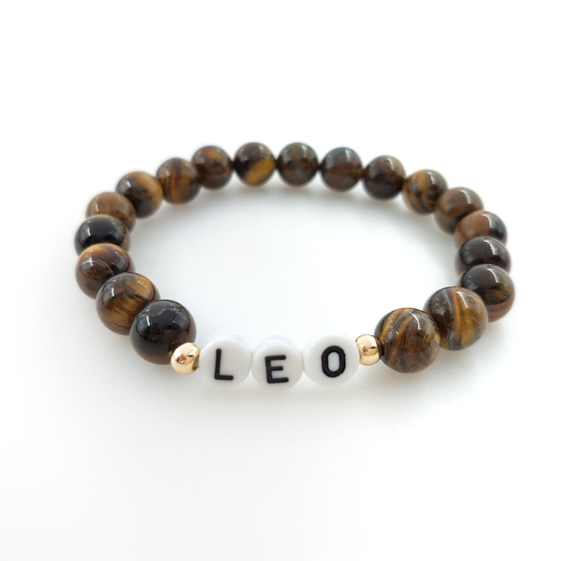 zodiac gemstone bracelet