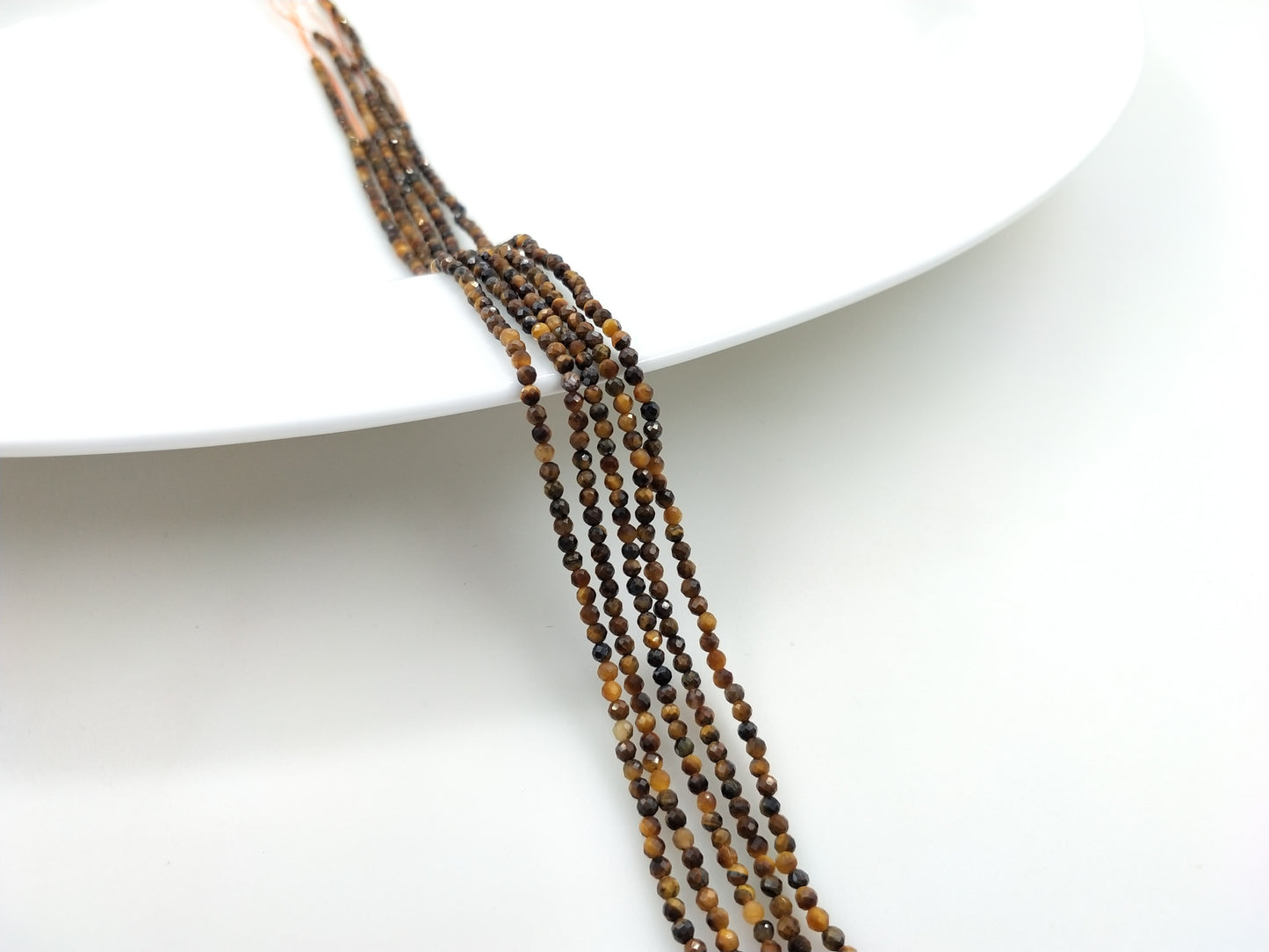 -----2mm faceted natural crystal beads