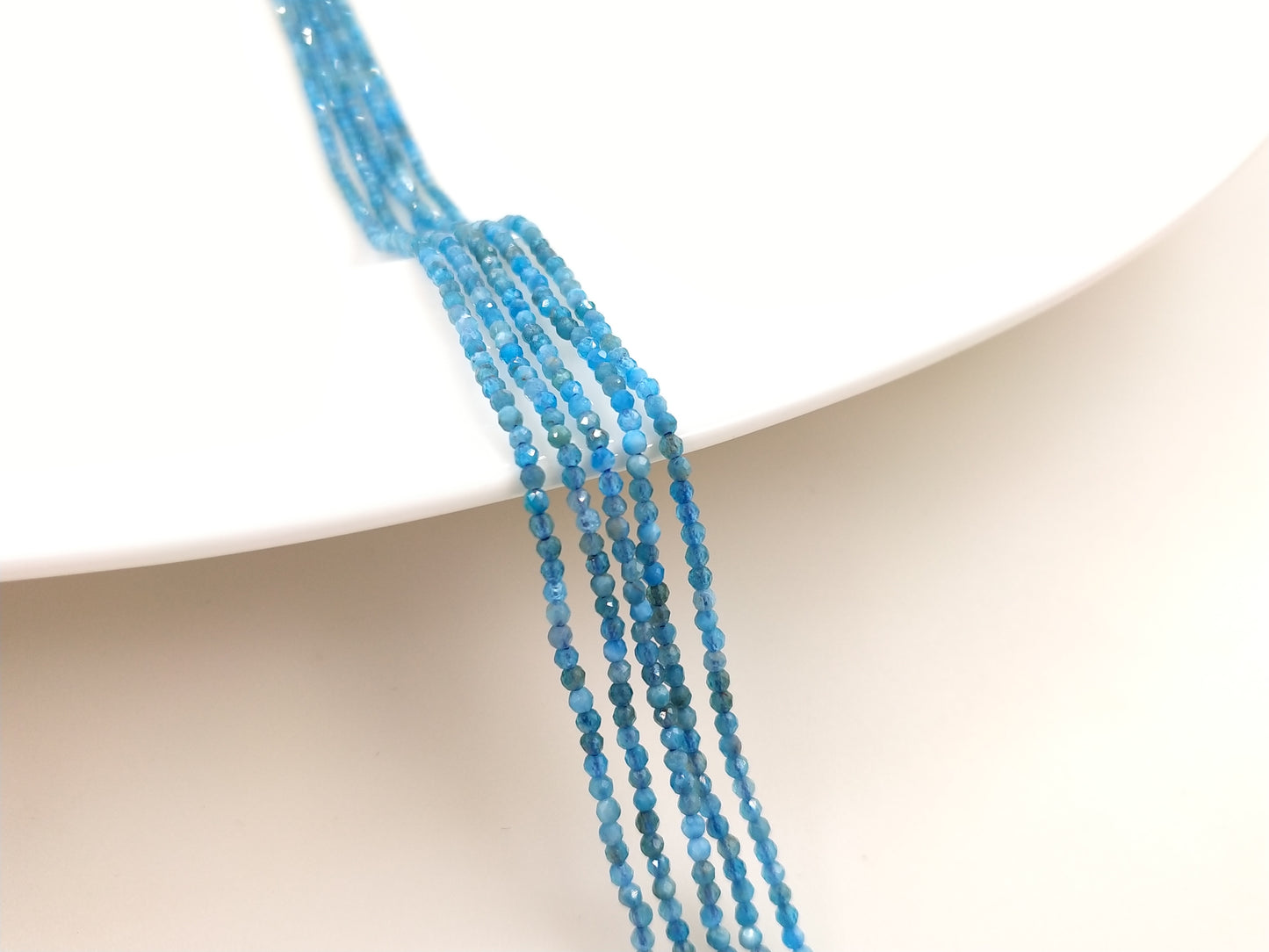-----2mm faceted natural crystal beads