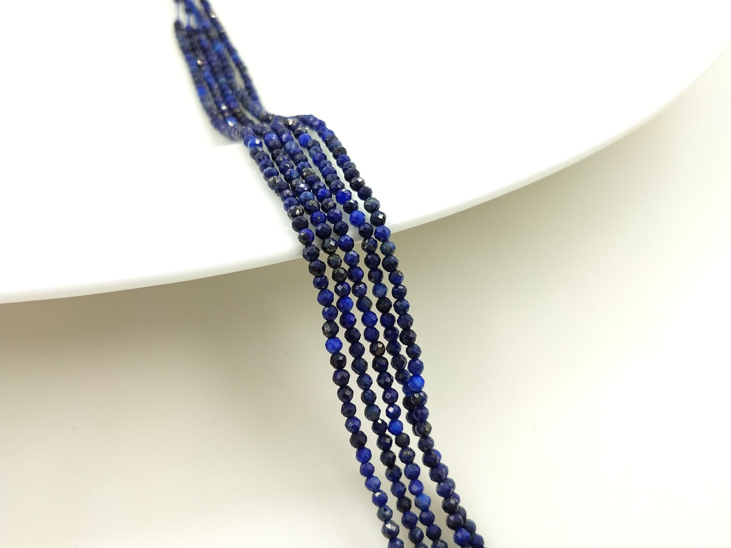 -----2mm faceted natural crystal beads
