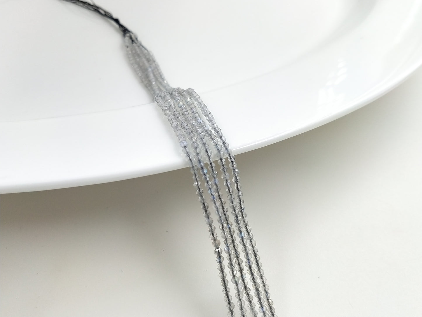 -----2mm faceted natural crystal beads