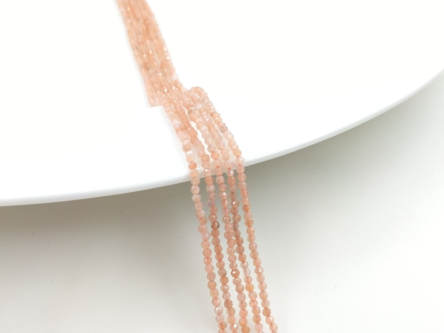 -----2mm faceted natural crystal beads