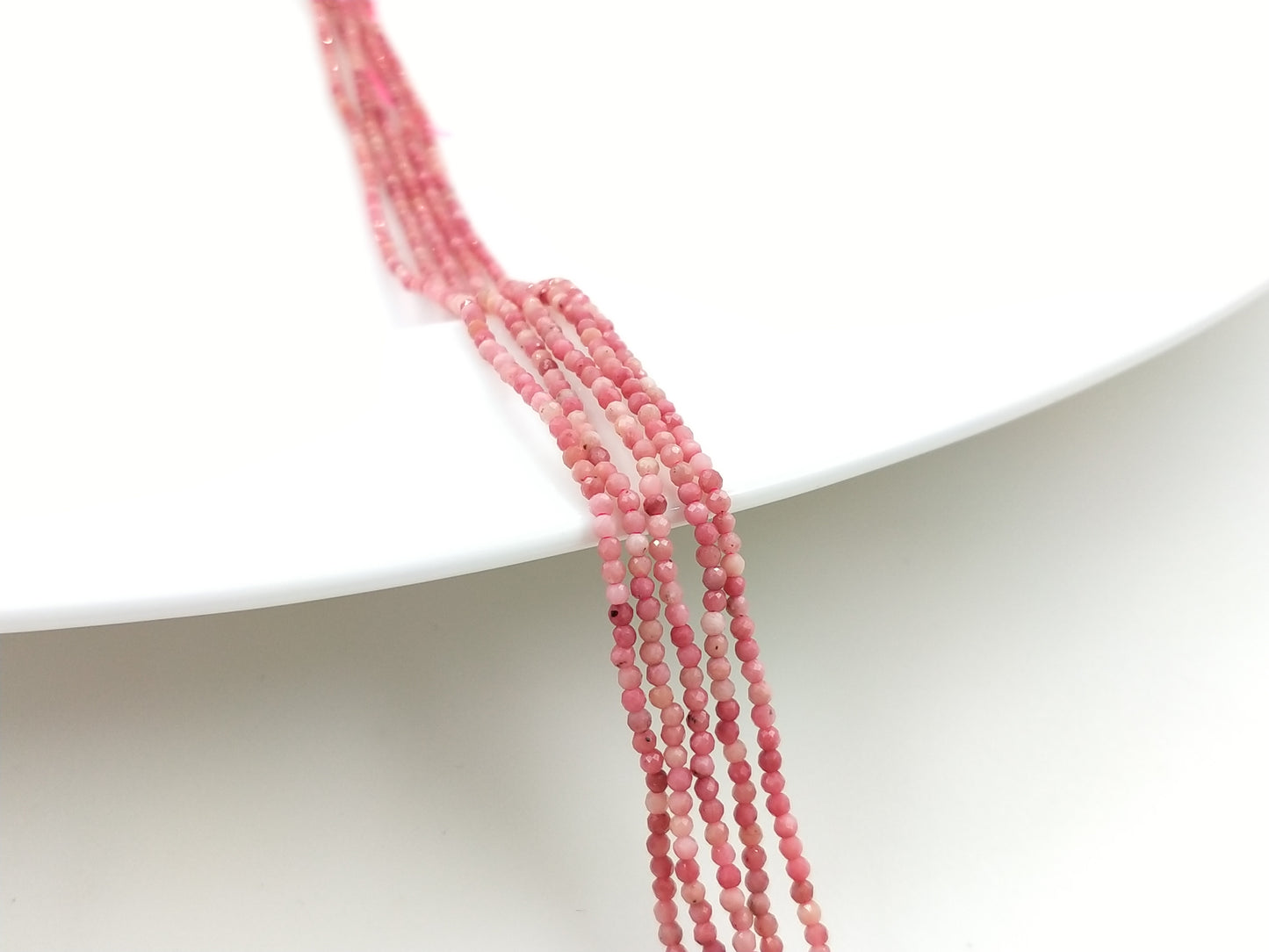 -----2mm faceted natural crystal beads