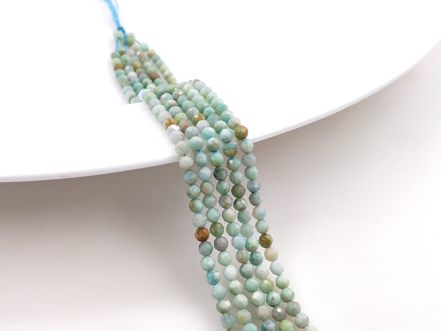 -----4mm faceted natural beads