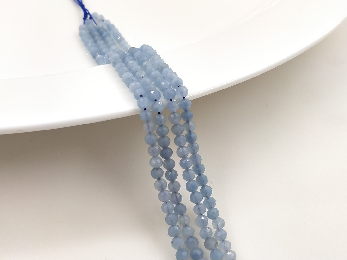 -----4mm faceted natural beads