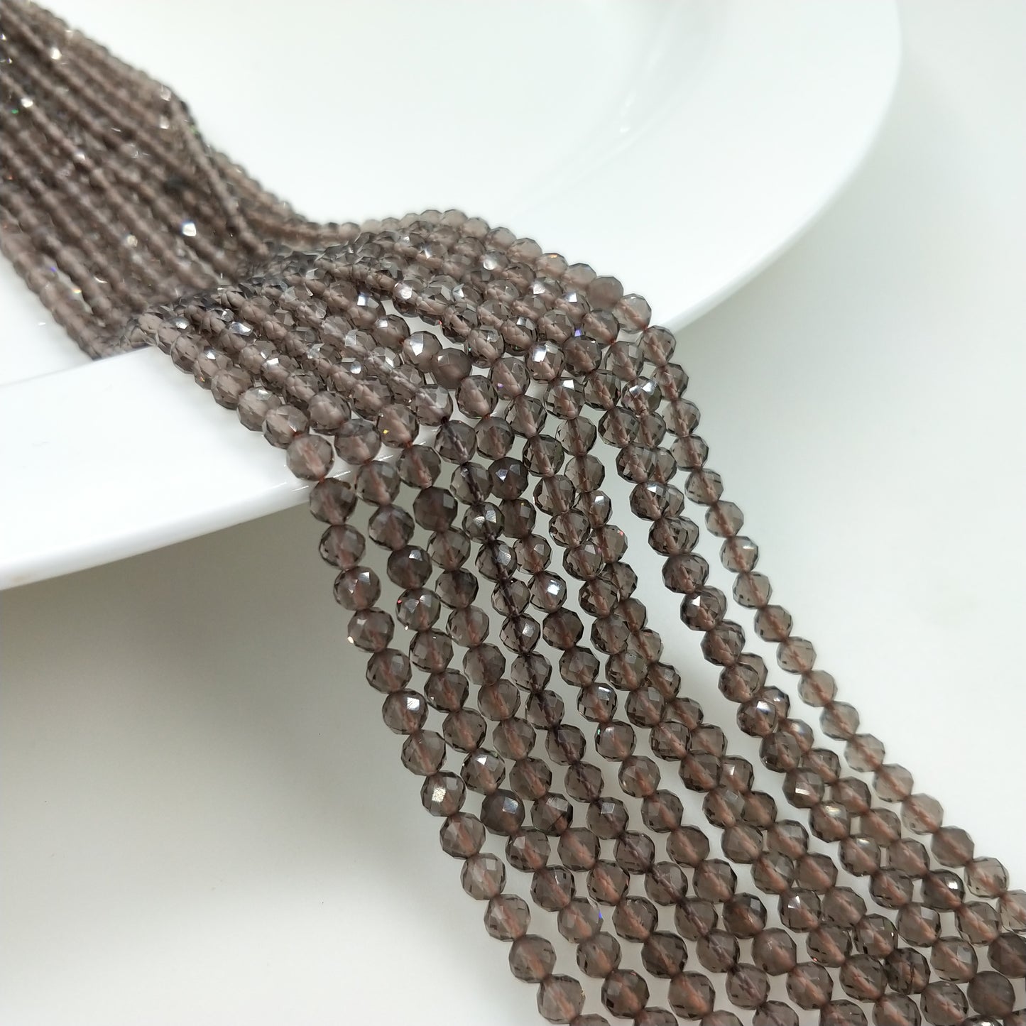 -----4mm faceted natural beads