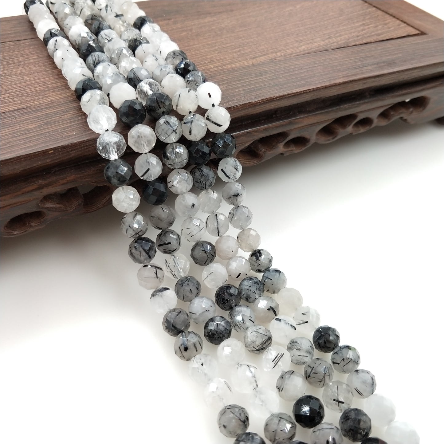 -----8mm faceted gemstone beads