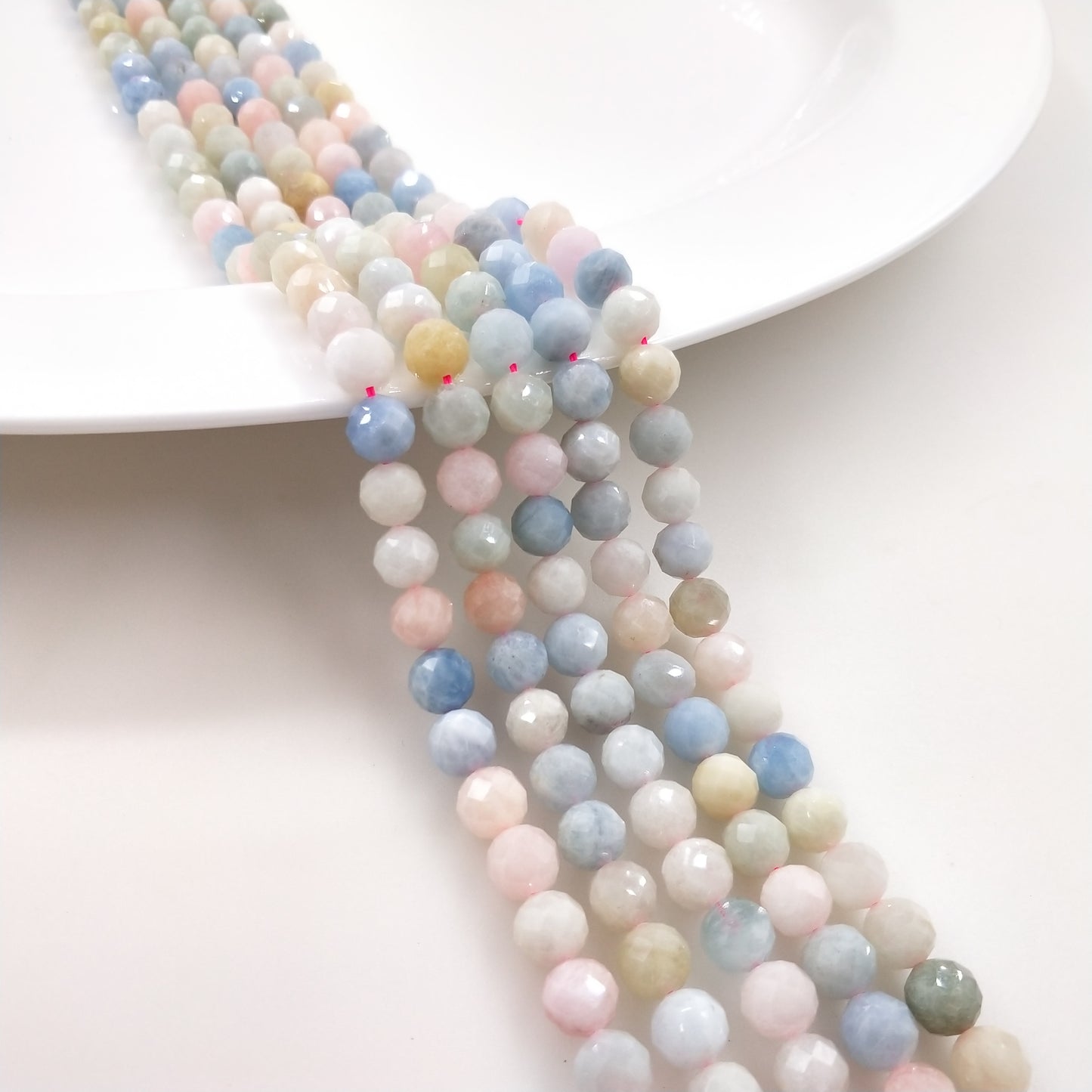 -----8mm faceted gemstone beads