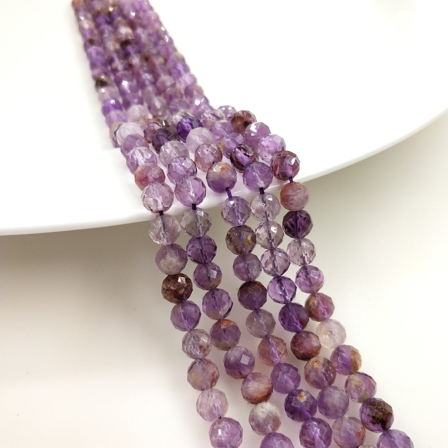 -----8mm faceted gemstone beads