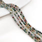 ----3mm round natural crystal beads