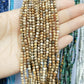 ----3mm round natural crystal beads