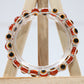 evil eyes plastic beads bracelet