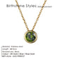 Classic Stainless Steel Birthstone Necklace Choker Women Jewelry